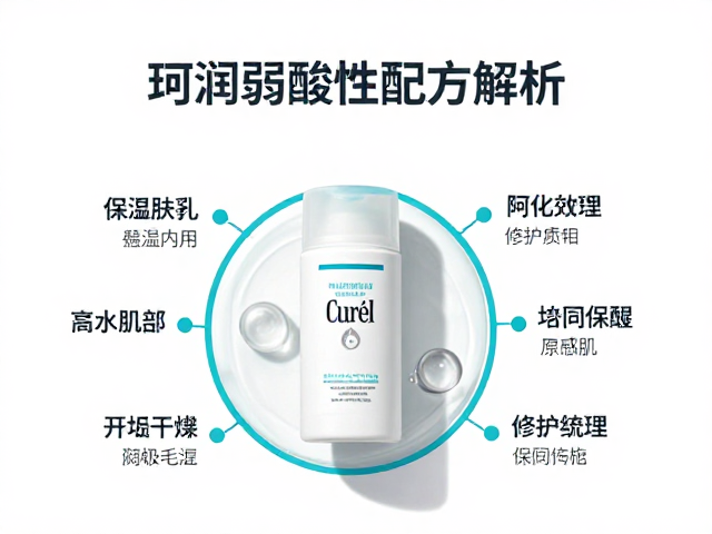 珂润弱酸性配方解析,皮肤科学导向的敏感肌修护指南