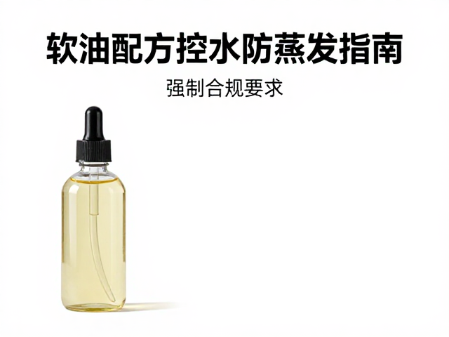 植物油脂原料怎么选?软油配方控水防蒸发指南
