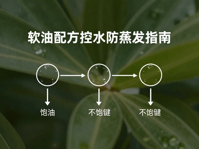 植物油脂原料怎么选?软油配方控水防蒸发指南