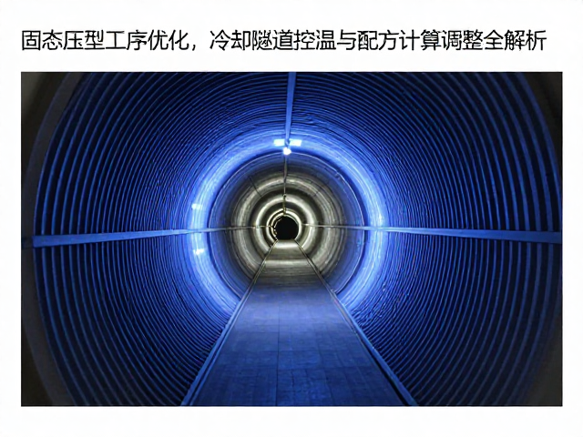 固态压型工序优化,冷却隧道控温与配方计算调整全解析