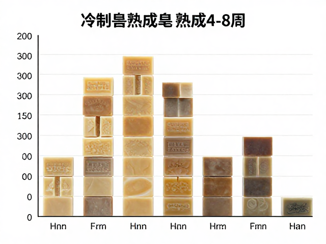 冷制皂熟成4-8周,静置风干工序中的重量变化记录
