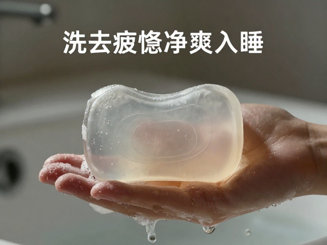 上班族晚间沐浴指南,透明皂居家清洁,洗去疲惫净爽入睡