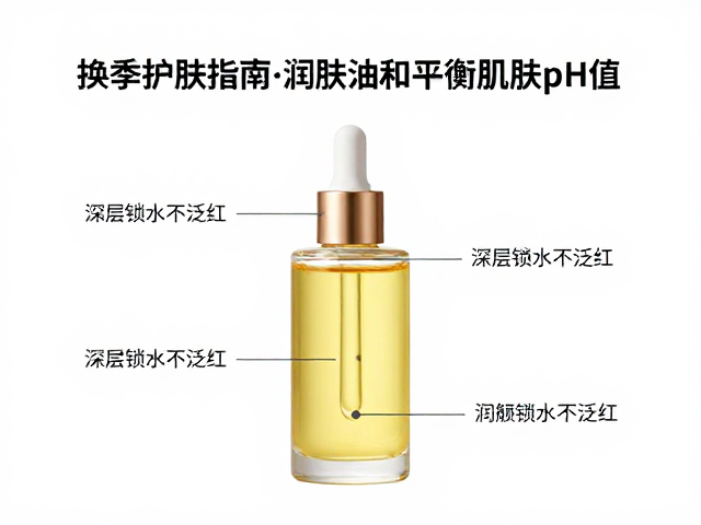 换季护肤指南,润肤油如何平衡肌肤pH值,深层锁水不泛红