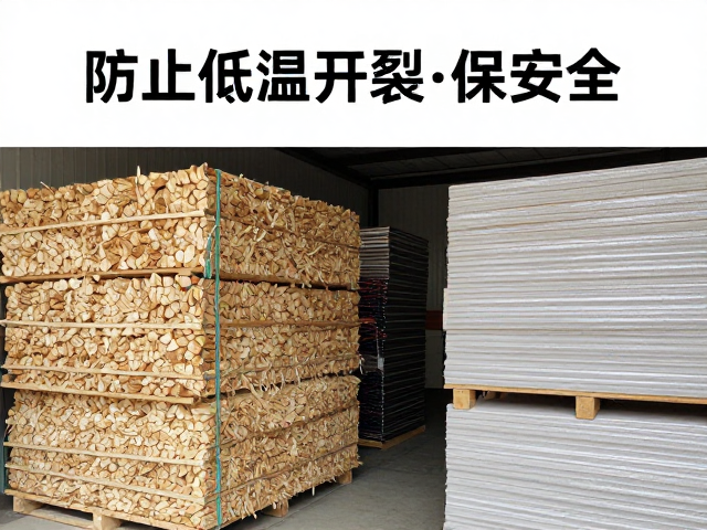 库房干燥堆放与重下轻上原则,防止低温开裂保安全