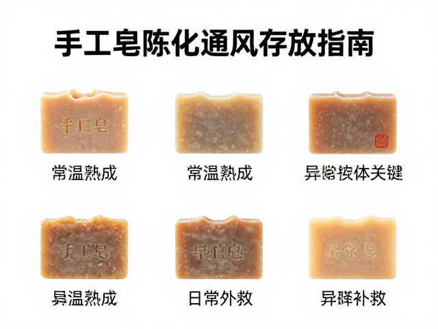 手工皂陈化通风存放指南,常温熟成关键与异常皂体处理