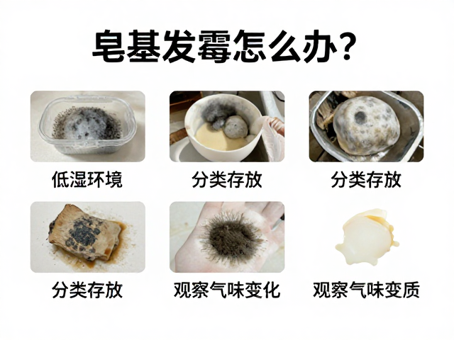 皂基发霉怎么办?低湿环境,分类存放,观察气味变化防变质