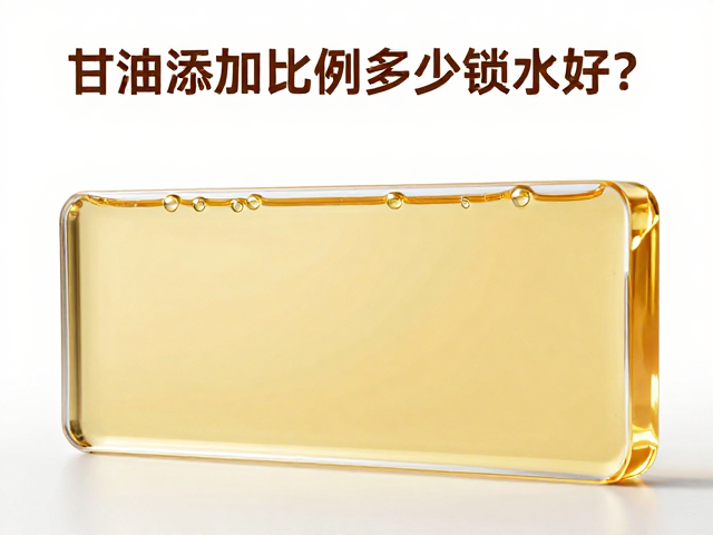 甘油添加比例多少锁水好?吸湿保湿层配方揭秘