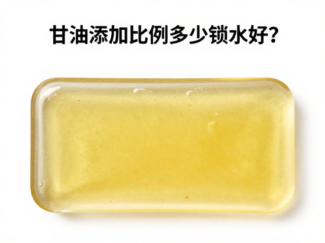 甘油添加比例多少锁水好?吸湿保湿层配方揭秘