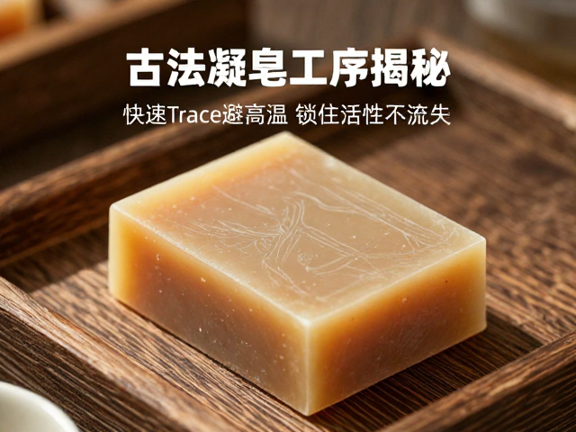古法凝皂工序揭秘,快速Trace避高温,锁住活性不流失