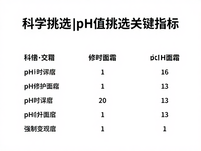四时交替肌肤养护,如何利用pH值挑选修护面霜?