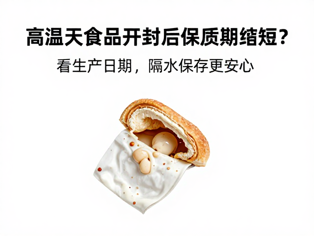 高温天食品开封后保质期缩短?查看生产日期,隔水保存更安心