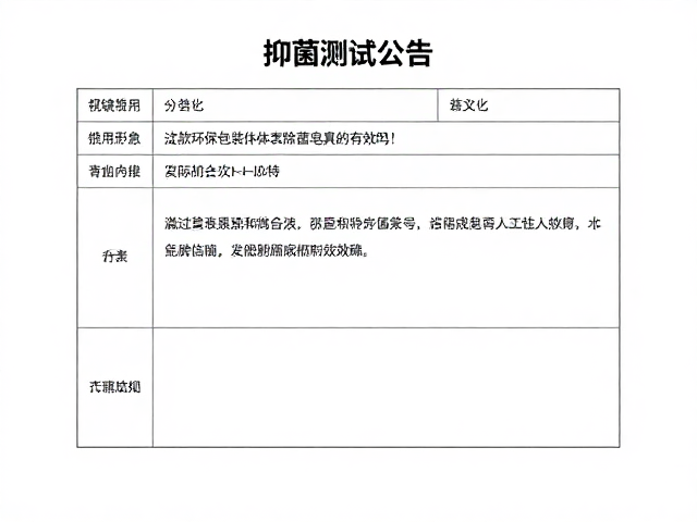 抑菌测试报告公开，这款环保包装体表除菌皂真的有效吗？