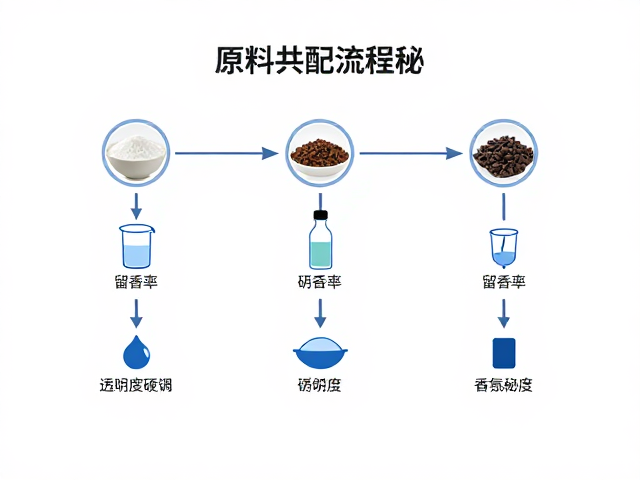 原料兑配流程揭秘,留香率与透明度硬度可调的香氛秘籍