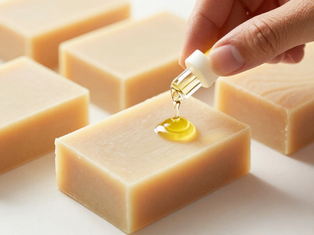 手工冷制香皂,把控适宜乳化温度,精准调和气息工序