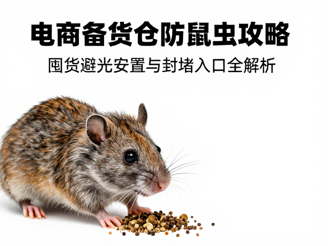 电商备货仓防鼠虫攻略,囤货避光安置与封堵入口全解析