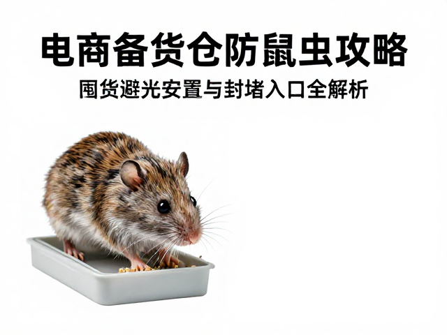 电商备货仓防鼠虫攻略,囤货避光安置与封堵入口全解析