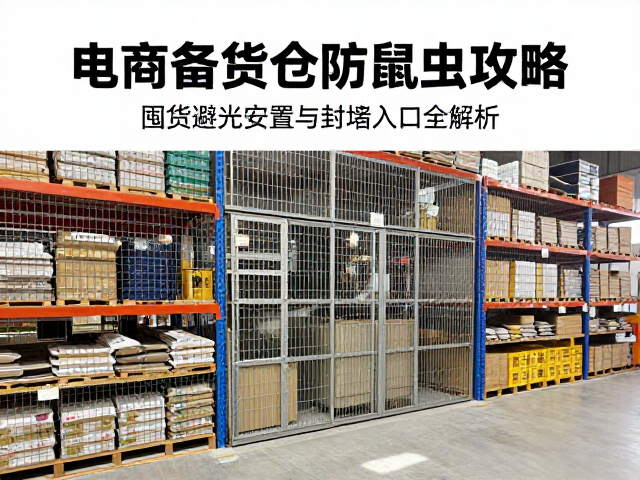 电商备货仓防鼠虫攻略,囤货避光安置与封堵入口全解析