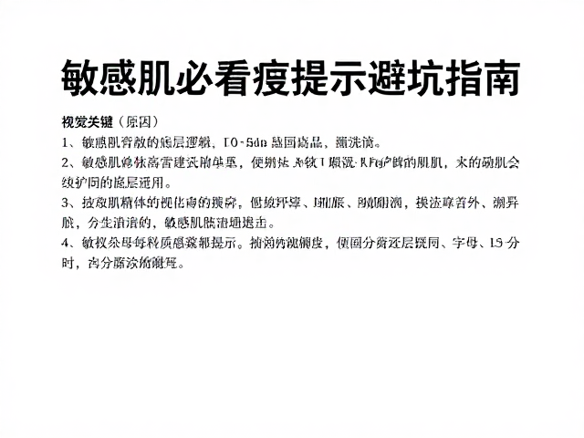 朵拉朵尚小众精品护肤,敏感肌必看过敏提示与避坑指南