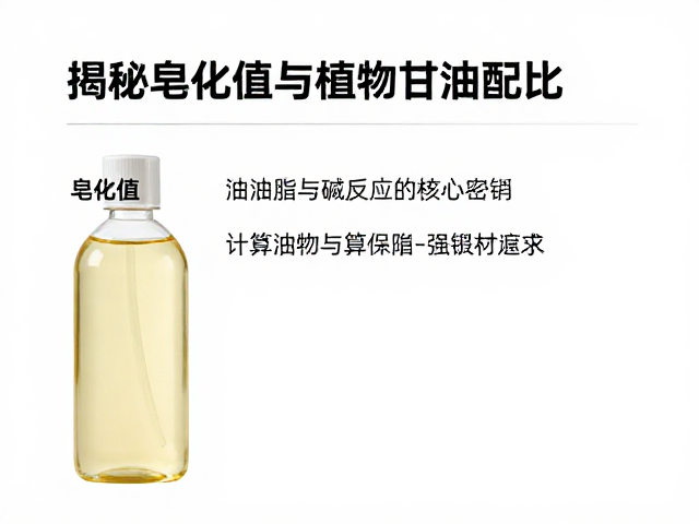 揭秘皂化值与植物甘油配比,锁水原料如何提升保湿力