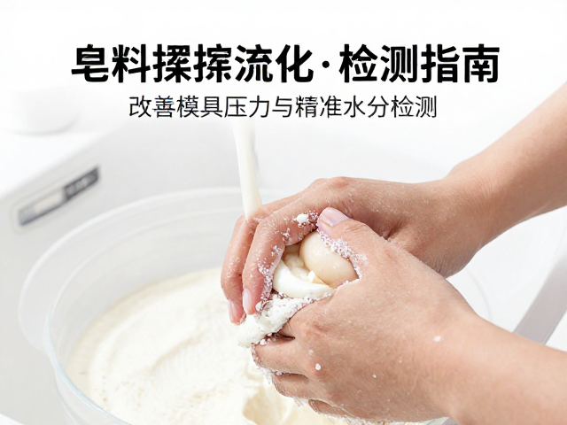 皂料揉碾流程优化,改善模具压力与精准水分检测指南
