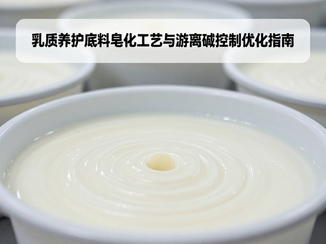 乳质养护底料皂化工艺与游离碱控制优化指南