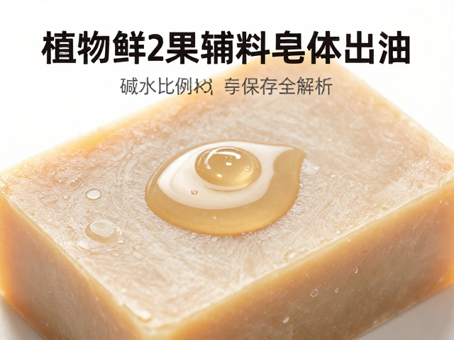 植物鲜果辅料皂体出油?碱水比例与保存全解析