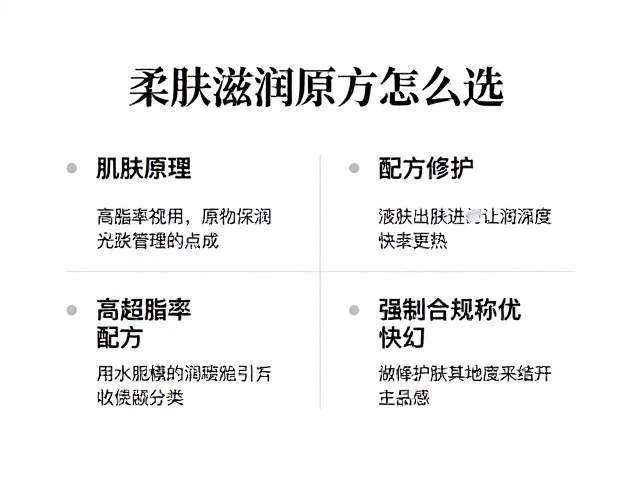 晨间护肤干货,柔肤滋润原料怎么选?高超脂率配方更养肤