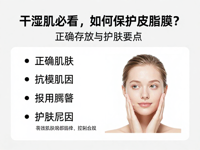 干涩肌必看,如何保护皮脂膜?正确存放与护肤要点
