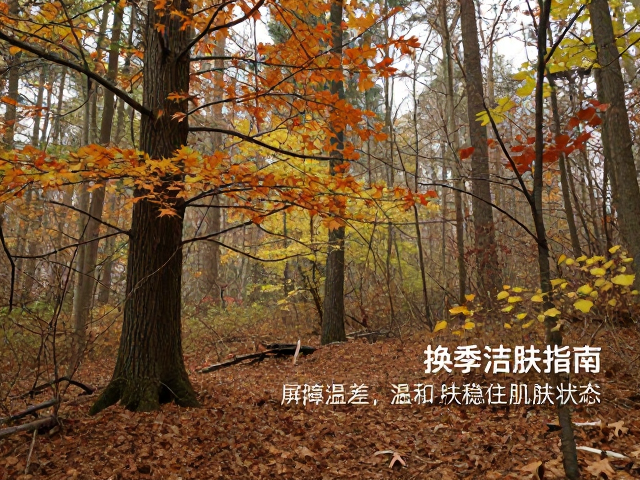 昼夜温差大屏障脆弱?换季洁肤指南,温和护肤稳住肌肤状态