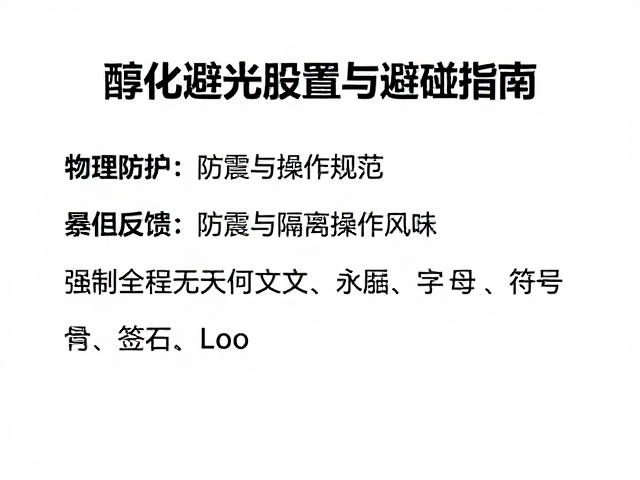 醇化避光安置与避碰指南,记录反馈,锁住最佳风味