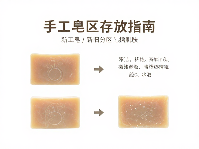 寒冬保湿搁置?手工皂新旧分区存放指南,唤醒肌肤水润力