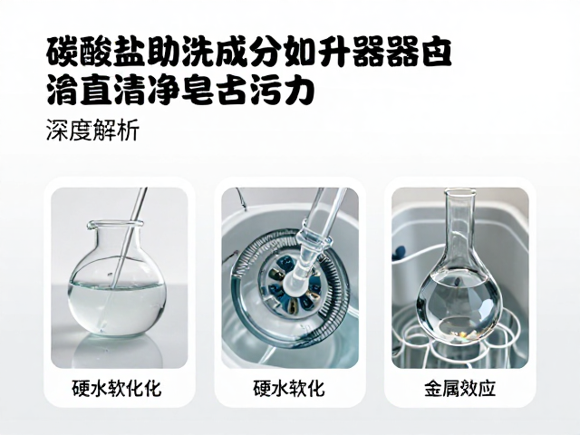 碳酸盐助洗成分如何提升器皿洁净皂去污力?深度解析