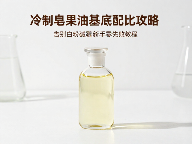 冷制皂果油基底配比攻略,告别白粉碱霜,新手零失败教程
