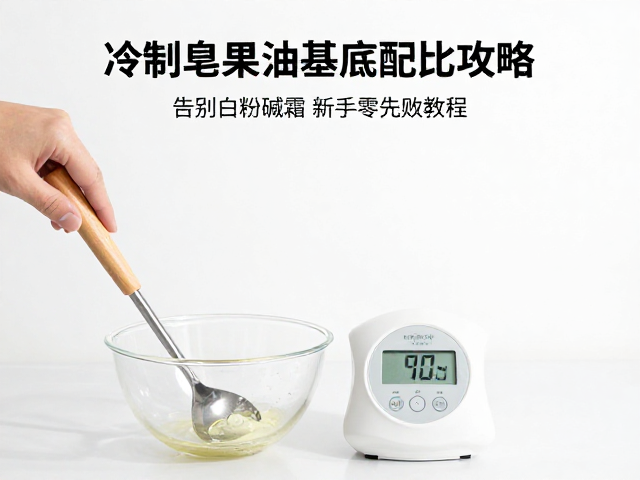 冷制皂果油基底配比攻略,告别白粉碱霜,新手零失败教程
