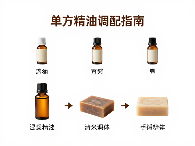 单方精油调配指南,打造清新皂感调,改善皂体异味