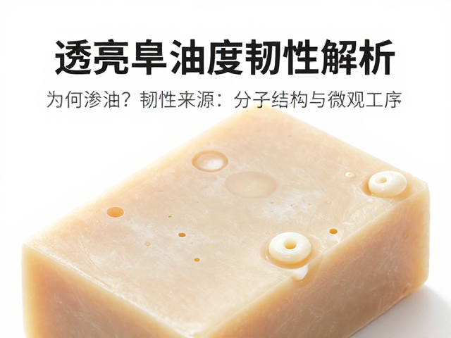 透亮皂硬度韧性解析，为何会渗油？揭秘制皂核心工序