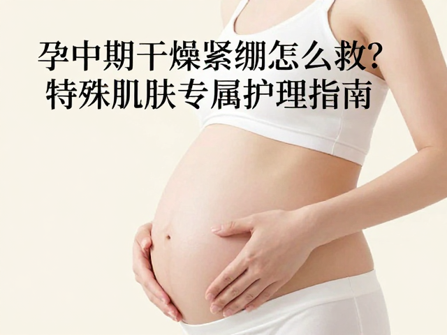 孕中期干燥紧绷怎么救?特殊肌肤专属护理指南