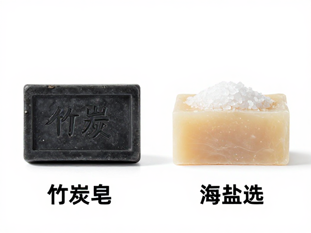 竹炭皂与海盐皂怎么选?清爽净肤去油不紧绷,深层清洁攻略