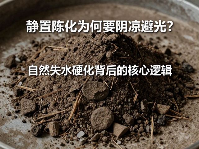 静置陈化为何要阴凉避光？自然失水硬化背后的核心逻辑