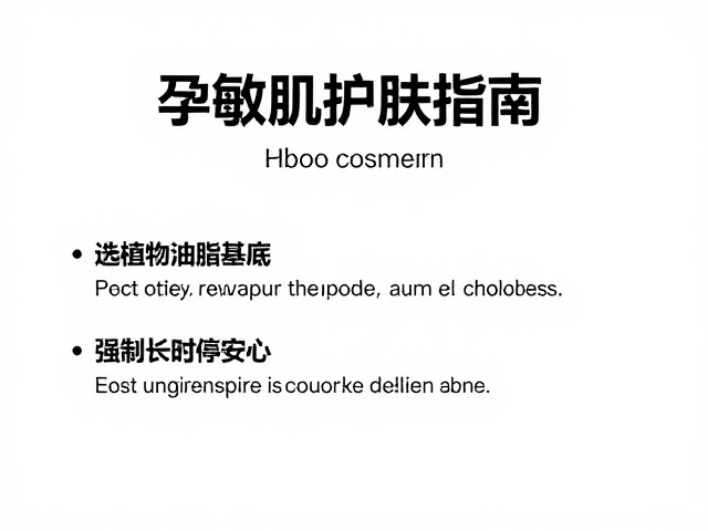 孕敏肌护肤指南,选植物油脂基底,避免长时间停留更安心