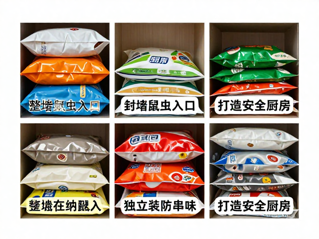 整批收纳存放指南,封堵鼠虫入口,独立包装防串味,打造安全厨房