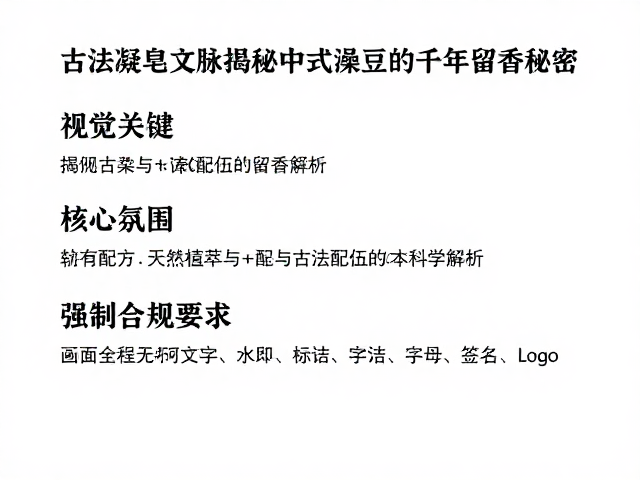 古法凝皂文脉,揭秘中式如意纹澡豆的千年留香秘密