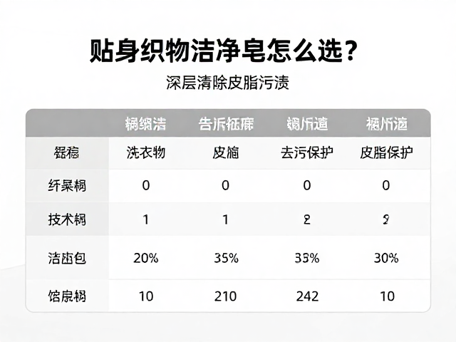 贴身织物洁净皂怎么选?对照衣物洗涤用品标准,深层清除皮脂污渍