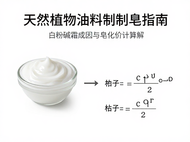 天然植物油料制皂指南，白粉碱霜成因与皂化价计算详解