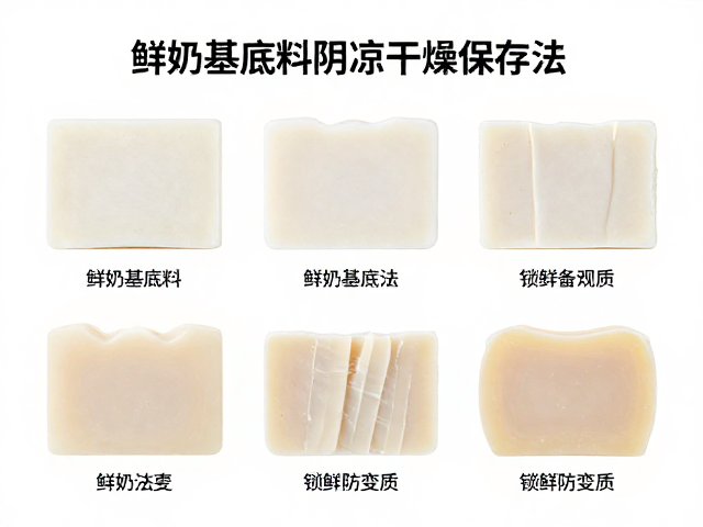 手工皂爱好者必看,鲜奶基底料阴凉干燥保存法,锁鲜防变质