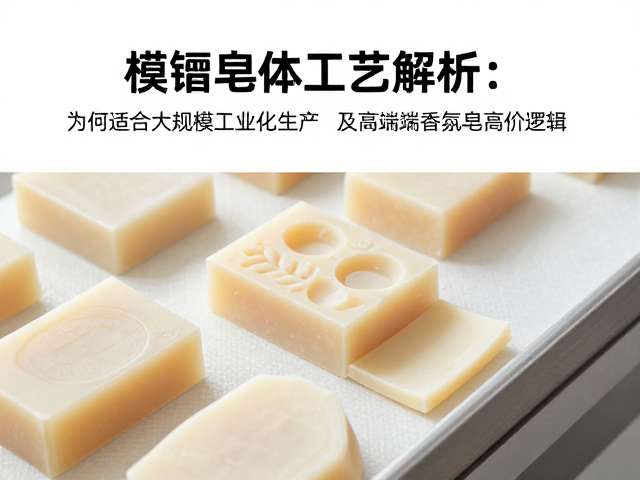 模铸皂体工艺解析,为何适合大规模工业化生产及高端香氛皂高价逻辑