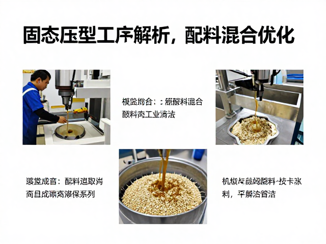 固态压型工序解析,配料混合优化与工业清洁关键