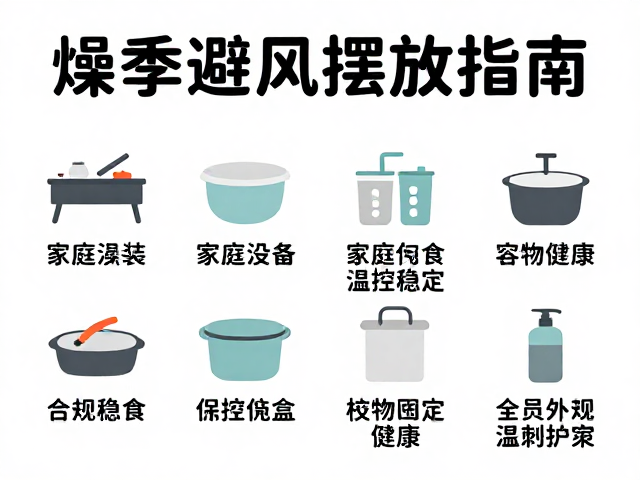 燥季避风摆放指南,家庭囤货温控稳定,守护全家健康