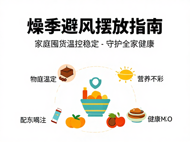燥季避风摆放指南,家庭囤货温控稳定,守护全家健康