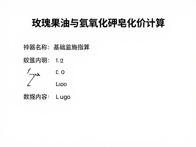 玫瑰果油与氢氧化钾皂化价计算,油脂基底料精准配比指南